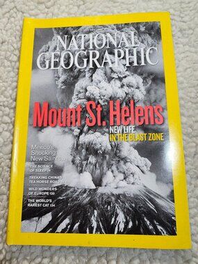 National Geographic Magazine May 2010 Mount St. Helens Feature Volcano Article